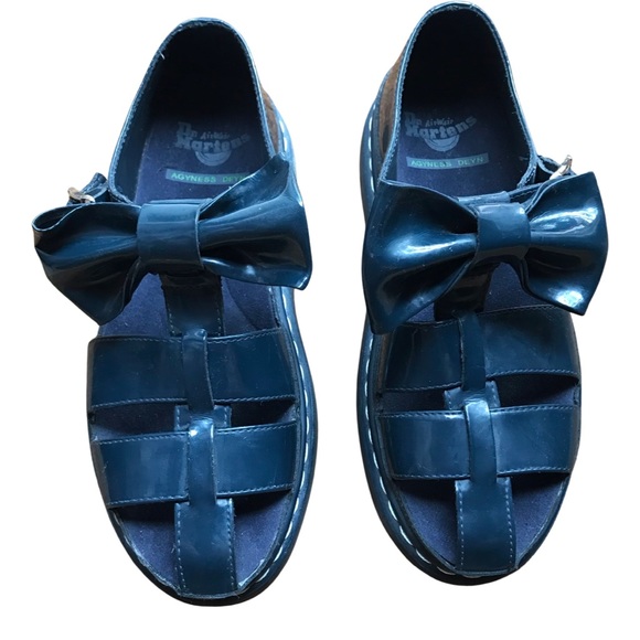 Dr Martens Aggy Bow Collab SUPER RARES Sandals Y2K - Picture 2 of 8